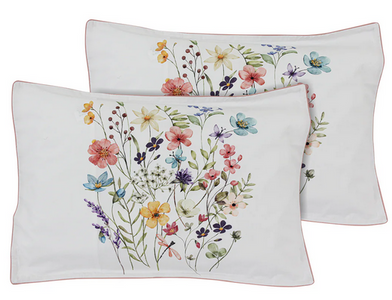 Blooms Pillowcase - Set of 2 (600 TC)