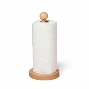 Wooden stand for kitchen tissues