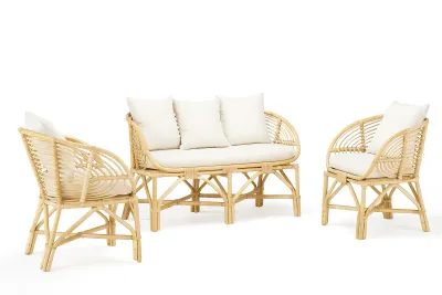 طقم خارجي بامبو زهرة