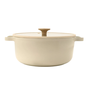 حلة ألما السيراميك بغطاء زجاجي – بيج