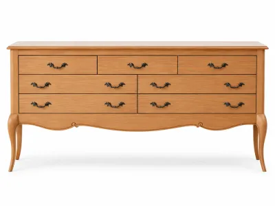 Heirloom Beech Wood Chest of Drawers