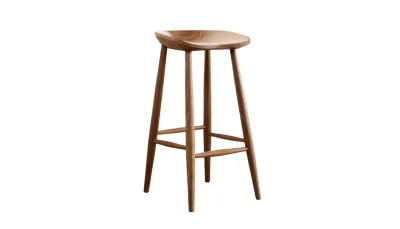 Bosco Wooden Bar Stool