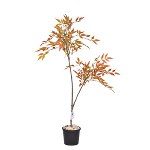 Artificial Red Nadina Domnistica Tree 110 cm