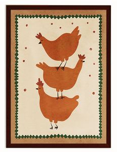 Animals Chicken Print