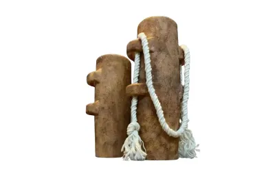 طقم بريدج – فخار يدوي بطابع كلاسيكي (قطعتان)