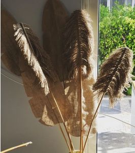 Decorative Banana & Fringe Leaves - 5 Pieces