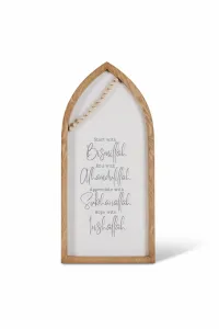 Bismillah Boho Wood Decor