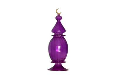وعاء زجاجي بنفسجي إسلامي YL-A-3003