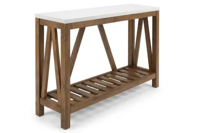 Basic Console With Marble Top