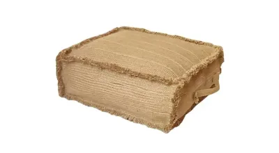 Natural Jute Square Floor Cushion