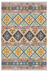Rosé Caravan Chenille Rug