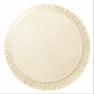 Ivory Oriental Cotton Floormat CL-003