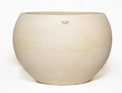 Tut Round Concrete Planter