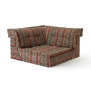 Kenji - Corner Seat - High Density Foam - Printed Velvet