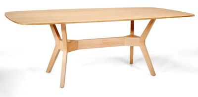 Connect Dining Table With Oak Veneer Top & Beech Wood Base