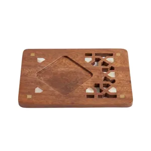 Ghazaleh Coaster Plate - Inlaid With Mother of Pearl