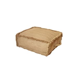 Natural Jute Square Floor Cushion