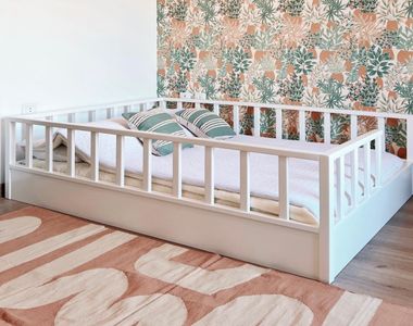 Child and Mom Bed - With Bar Slats Design