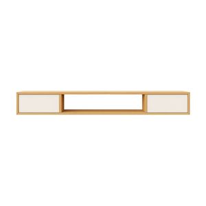 Makan  Wall-Mounted TV Unit With Dual Storage Panels