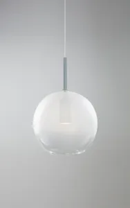 Blow Frosted Suspension - Downlight - Large - Blue