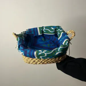طبق تقديم حلفا خيامية - أزرق
