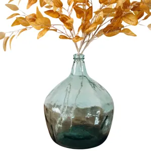 Azure Baby Blue Glass Vase