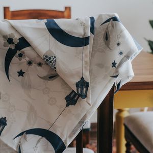 Ramadan Moroccan TableCloth Orange 140 x 270 cm