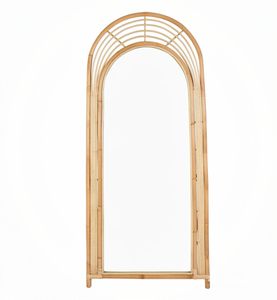 Bamboo Arch Wall Mirror