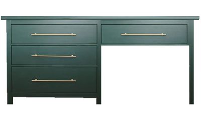 Emerald Wooden Dresser With 4 Drawers