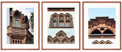 Barcelona Brick Building Set of 3