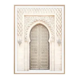 لوحة القوس المغربي – طباعة مستوحاة من العمارة الإسلامية