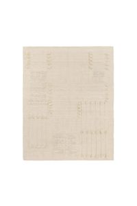 Sediments Handwoven Wool Rug – Subtle Textured Design on Cotton Base