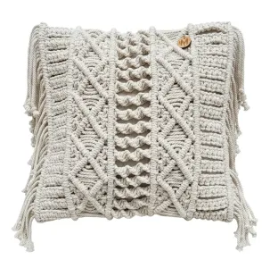 Mixed Knot Cushion