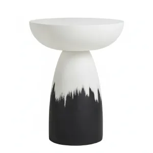 Inkwell Two-Tone Side Table
