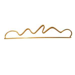 Kanji Brass Towel Holder - Wabi Sabi Design