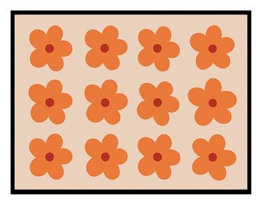 Orange Flowers Art Print