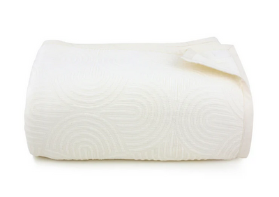 Off-White Aurora Jacquard Bedspread 