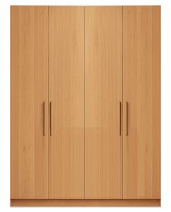 Hinged Wardrobe Closet With 5 Shelves - 160 cm