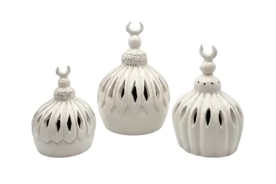 طقم أغطية رمضان من الفخار