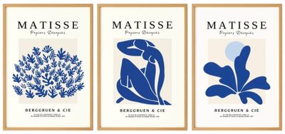 Henri Matisse Blue Exhibition Poster