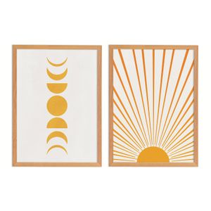 Darwisha Sun and Moon Print Set of 2