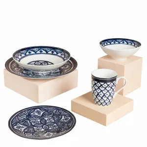 Royal Blue Dinner Set