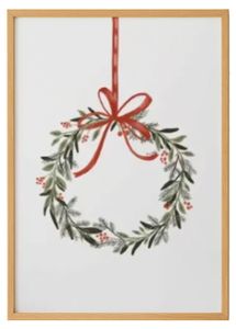 Christmas Wreath Print