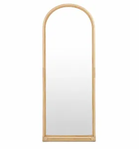 Ovale Arched Bamboo Wall Mirror