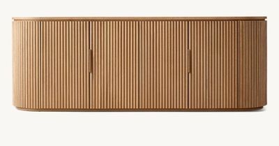 Flore Buffet - Counter Oak And Beech Wood Structure