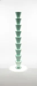 Palm Floor Lamp-10 cones