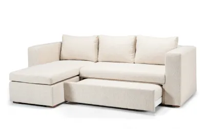 Soma L shape Sofa Bed With Pull Out Bed