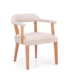 كرسي بذراعين سونجا بظهر ومقعد منجدين