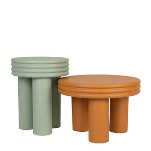 Ridge Fiberglass Side Table Set