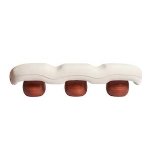 Rock Wave - Velvet Upholstery & Wooden Legs